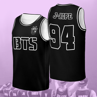 BTS Uniform Sleeveless Jersey Tank Top