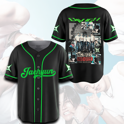 NCT 127 Blingy The Redline World Tour Baseball Jersey Gift For Fans
