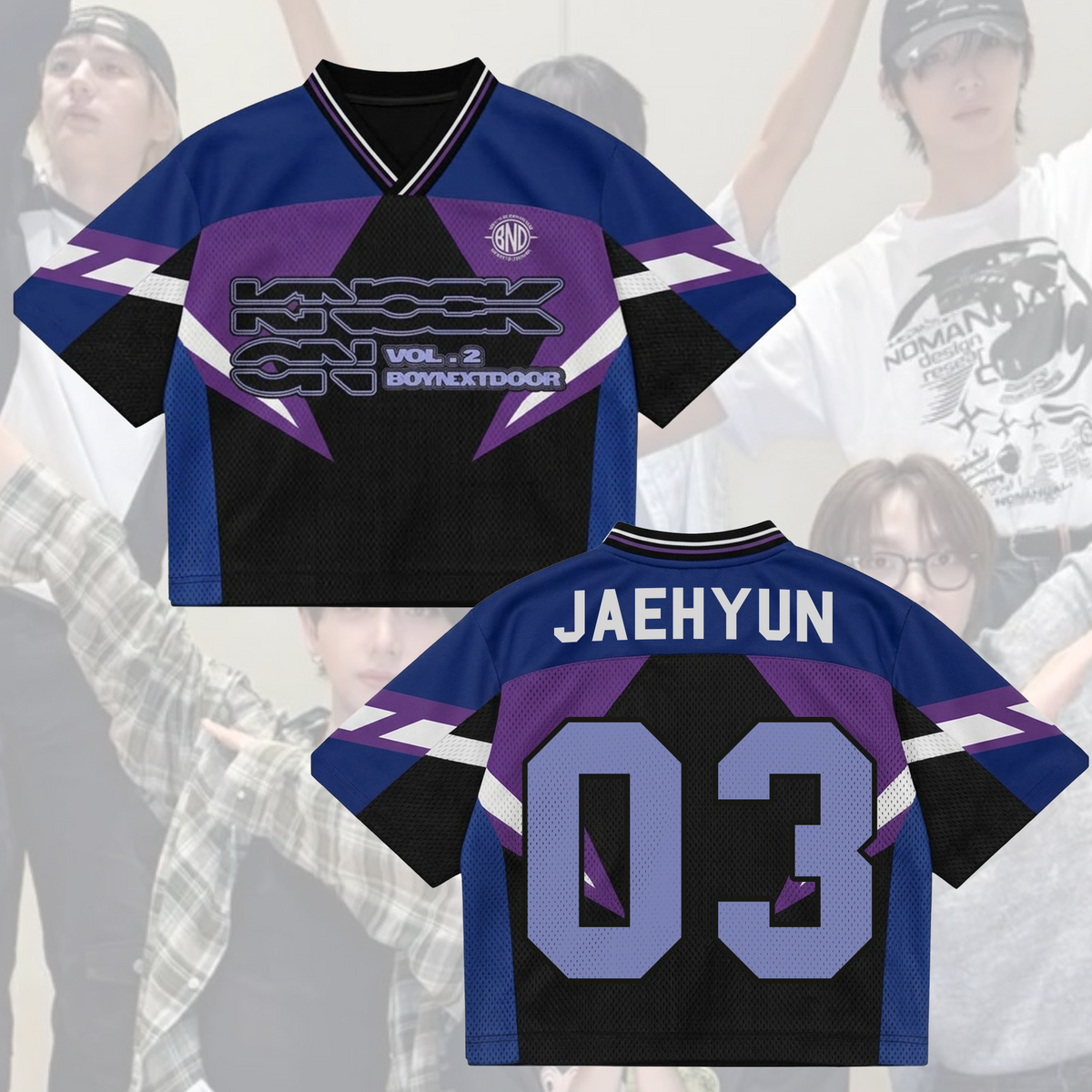 Boynextdoor Knock On Vol 2 World Tour Album Mix Mesh Jersey Edition