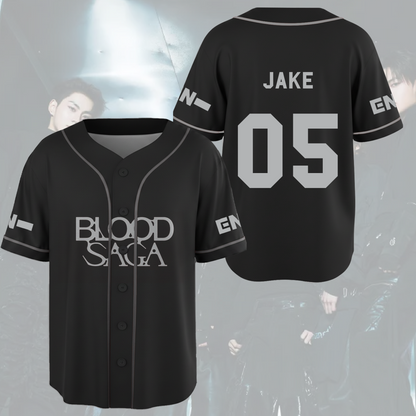 Blood Saga Enhypen World Tour Baseball Jersey Gift For ENGENE