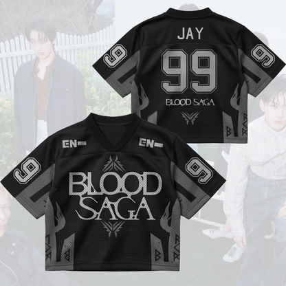 Midnight Blood Saga Enhypen World Tour Mixed Mesh Jersey Gift For Fans