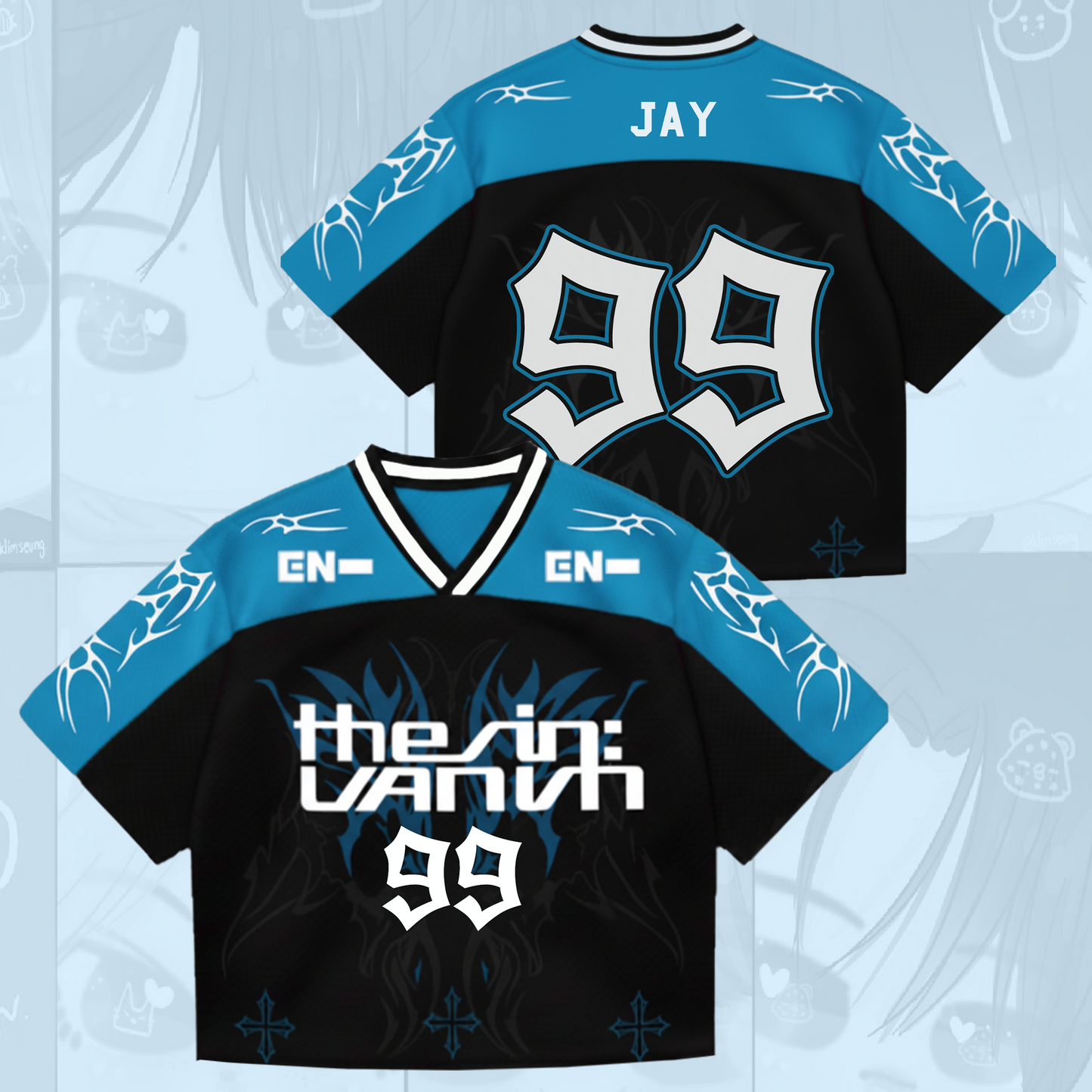 THE SIN: VANISH Enhypen Album Mixed Mesh Jersey