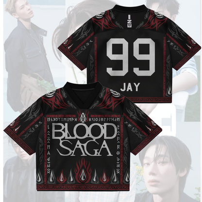 Untold Story Blood Saga Enhypen World Tour Mixed Mesh Jersey
