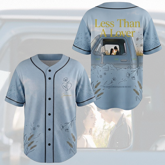 Blackpink Jennie Comeback Less Than A Lover  Baseball Jersey Fan Edition