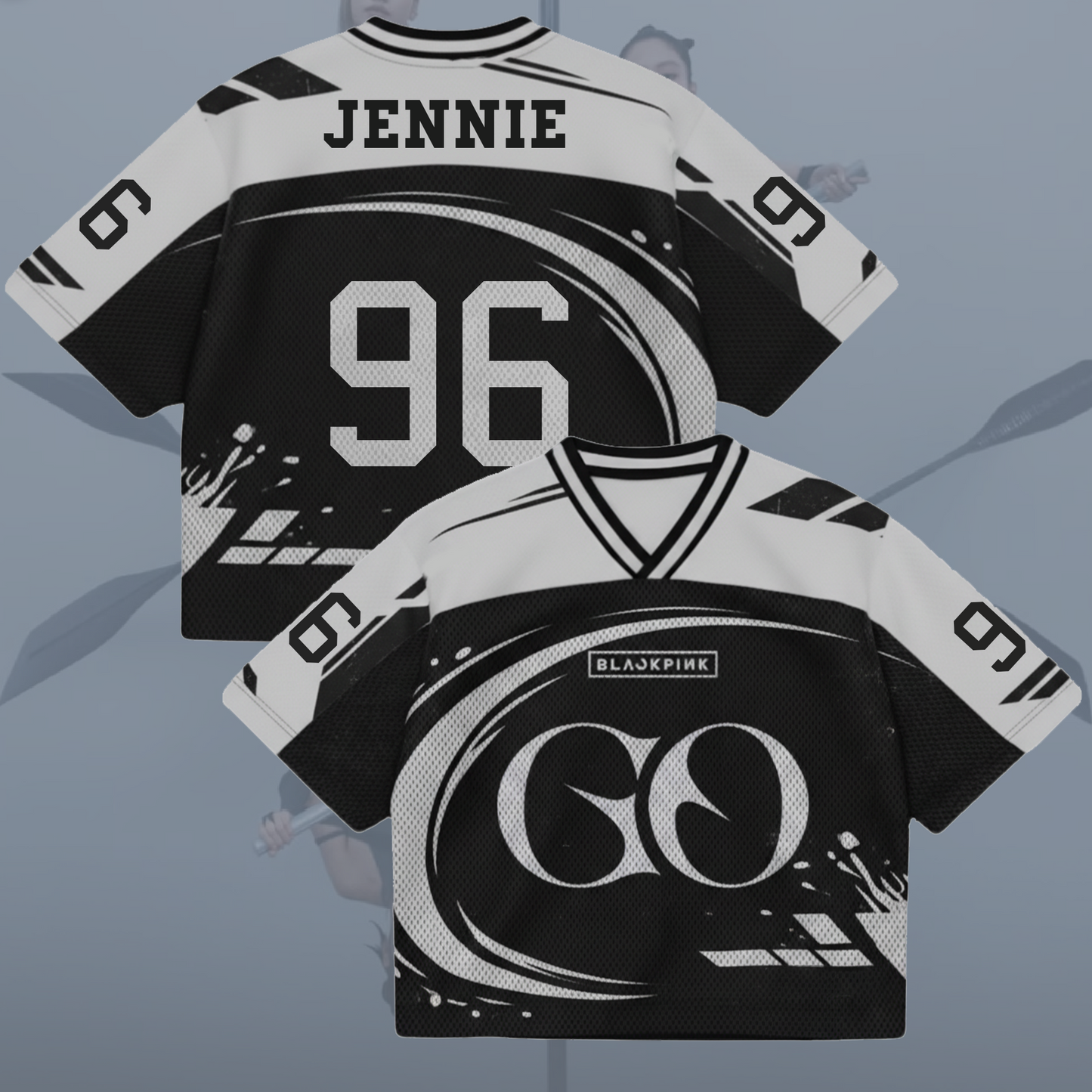 Title Go Deadline Blackpink Album Mixed Mesh Jersey