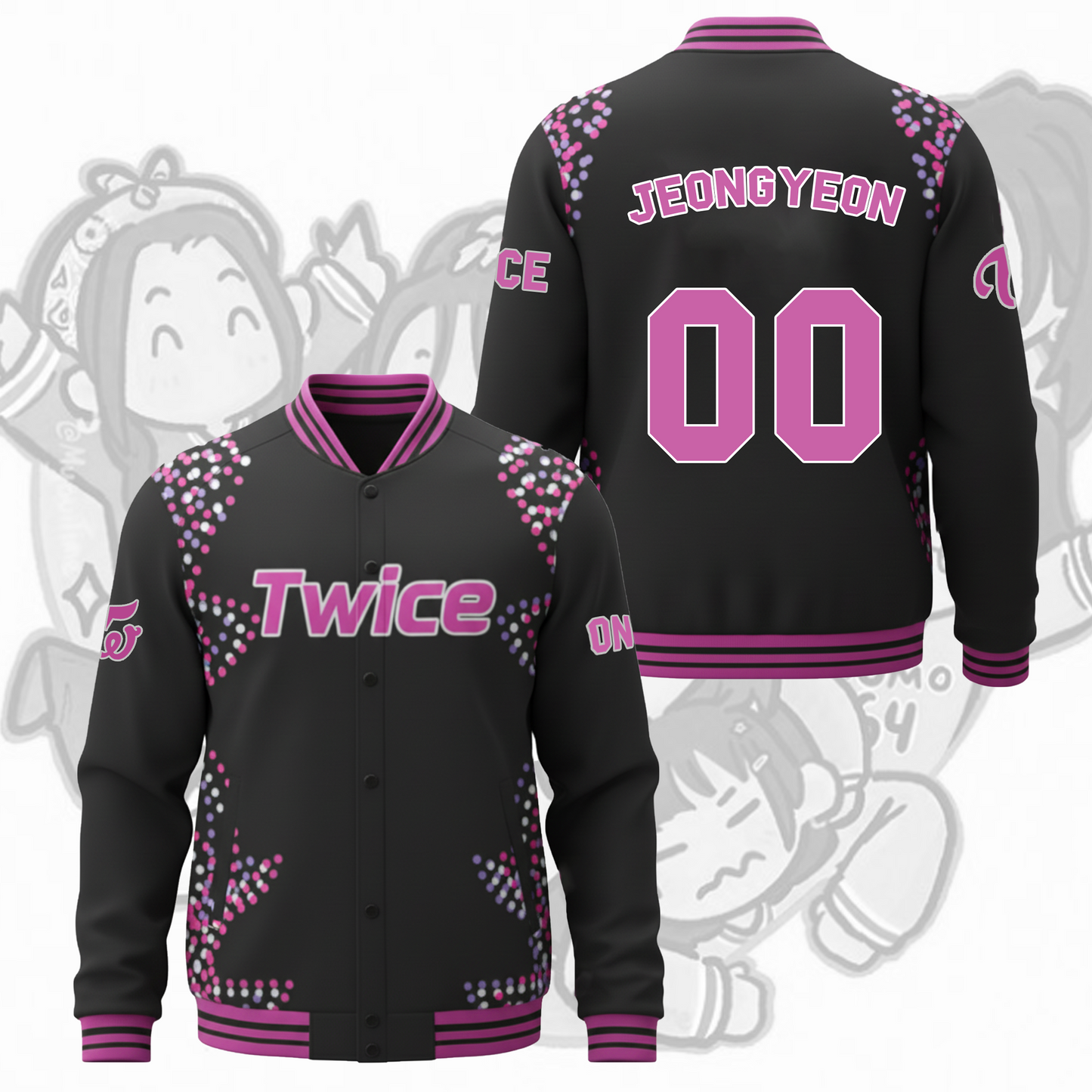 WAVESTEEᵀᴹ Twice The Flow 10 Years Anniversary Baseball Jacket