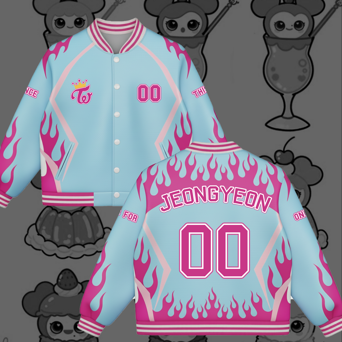 WAVESTEEᵀᴹ This is Four Tour Baseball Jacket Twice Winter Collection