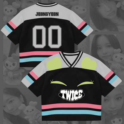 Kawai Lovely Twice This Is For Tour Cosplay Mix Mesh Jersey Gift For Fans