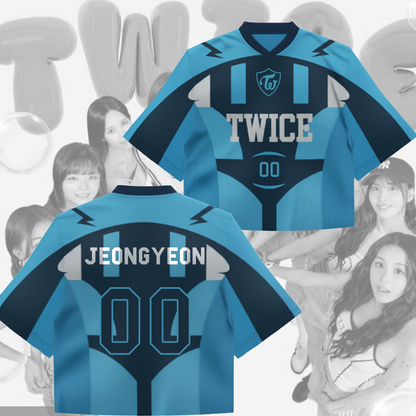 WAVESTEEᵀᴹ Train to World Tour Jersey By Twice Limited Mixed Mesh Jersey