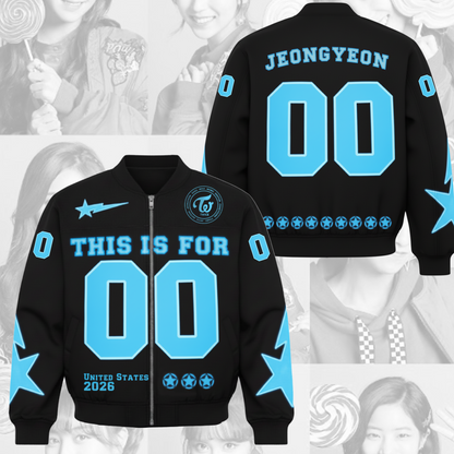 WAVESTEEᵀᴹ This Is For Tour United State 2026 Bomber Jacket