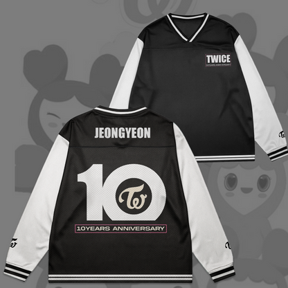 WAVESTEEᵀᴹ 10 Years Anniversary Twice Mesh Splicing Long Sleeved