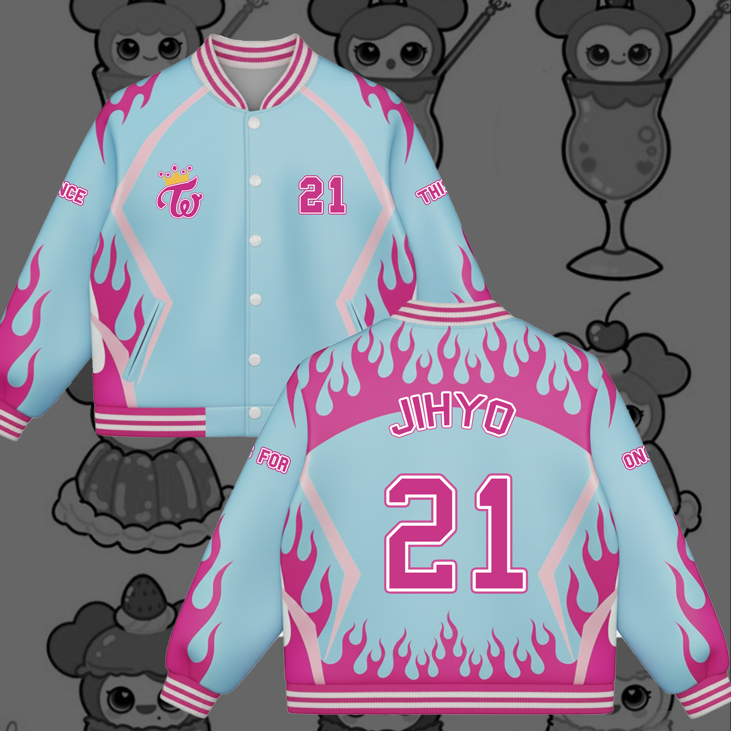 WAVESTEEᵀᴹ This is Four Tour Baseball Jacket Twice Winter Collection