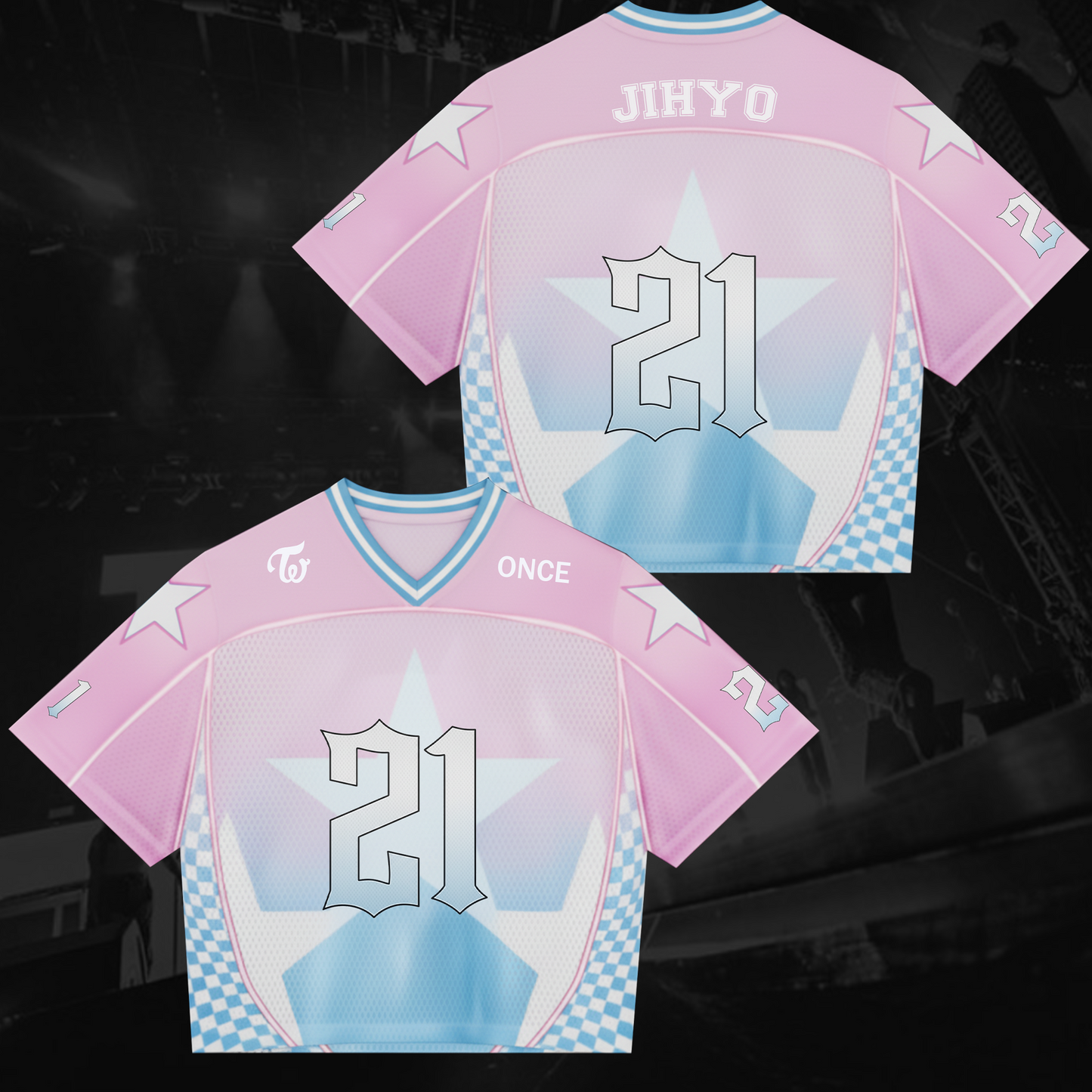 WAVESTEEᵀᴹ Twice One In a Milion 10th Anniversary Mixed Mesh Jersey