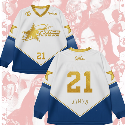 WAVESTEEᵀᴹ Twice Once Squad World Tour 2 Mesh Splicing Long Sleeved