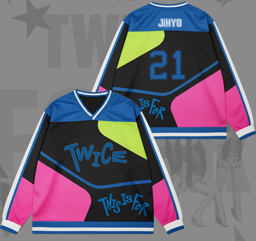 Twice This Is For World Tour Mesh Splicing Long Sleeved