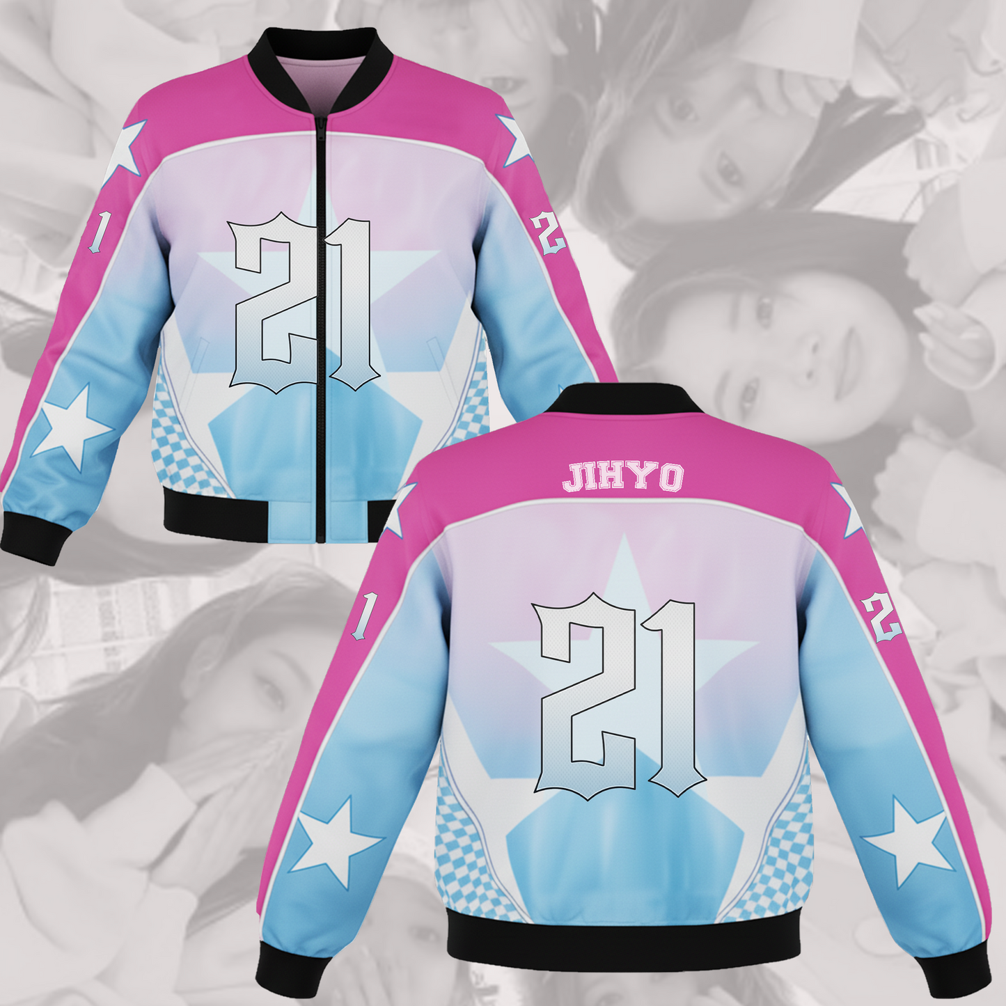 WAVESTEEᵀᴹ Twice This Is For 10th Anniversary Bomber Jacket