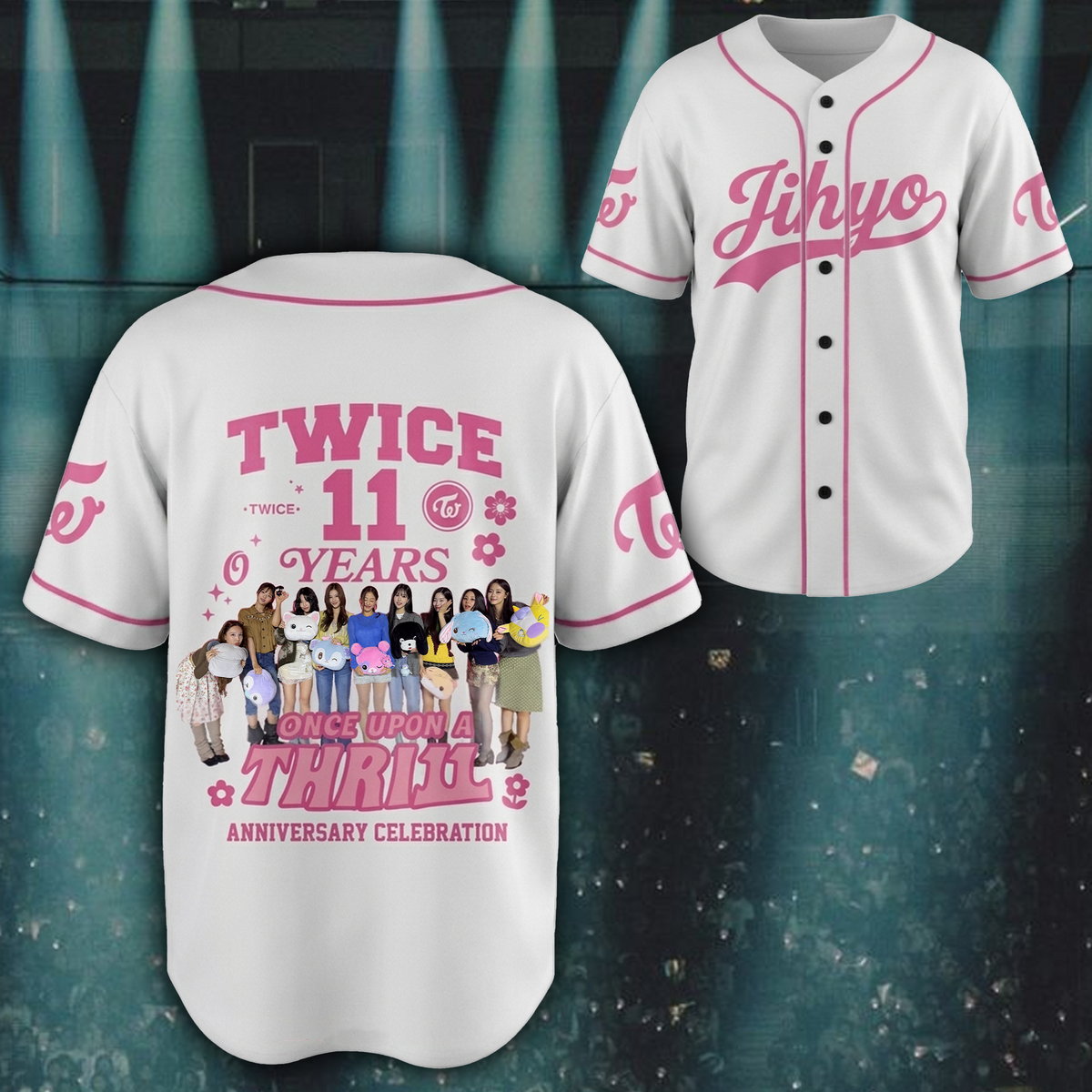 Super, das ist für das TWICE Baseballtrikot der Welttournee 2026