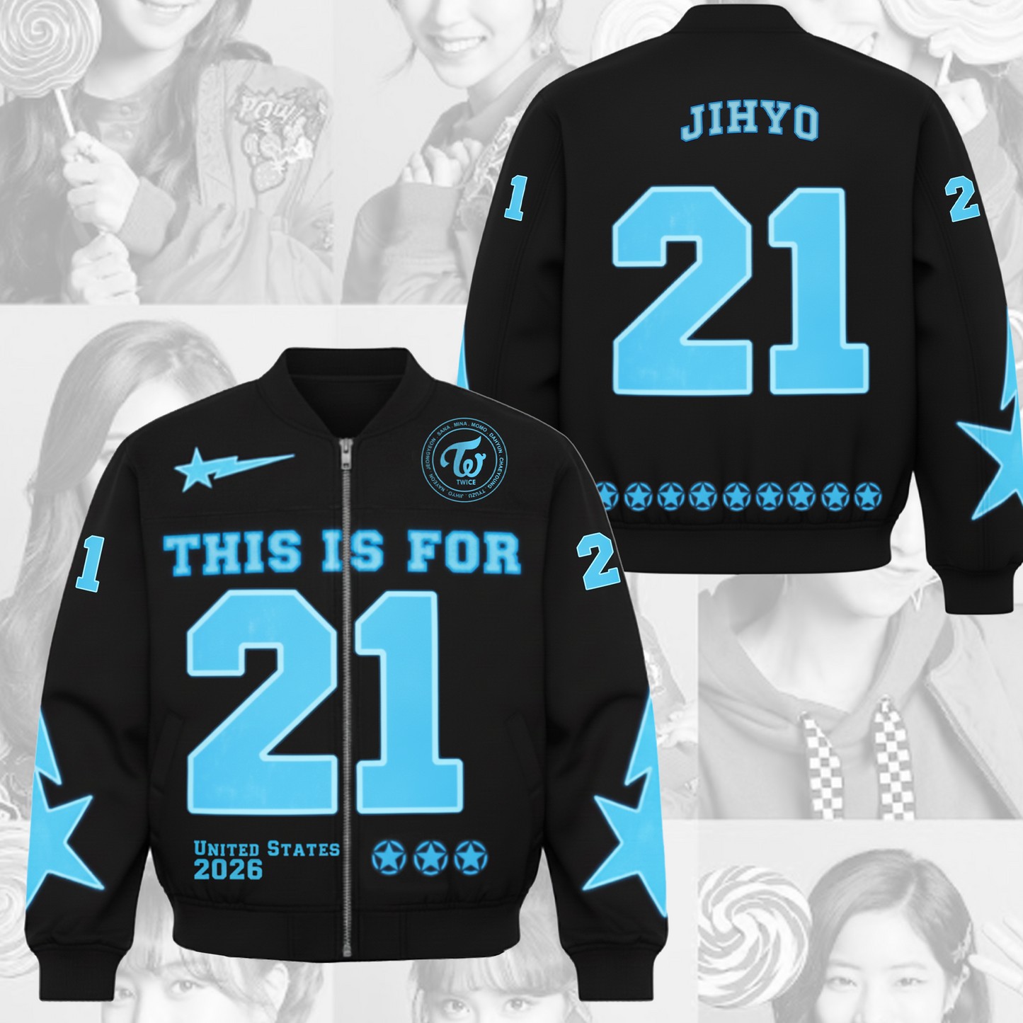 WAVESTEEᵀᴹ This Is For Tour United State 2026 Bomber Jacket