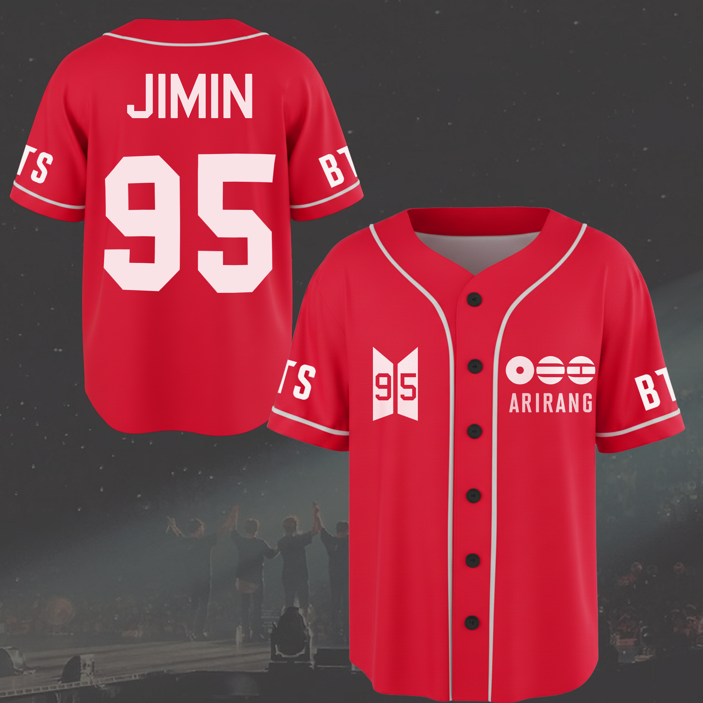BTS World Tour Arirang Baseball Jersey