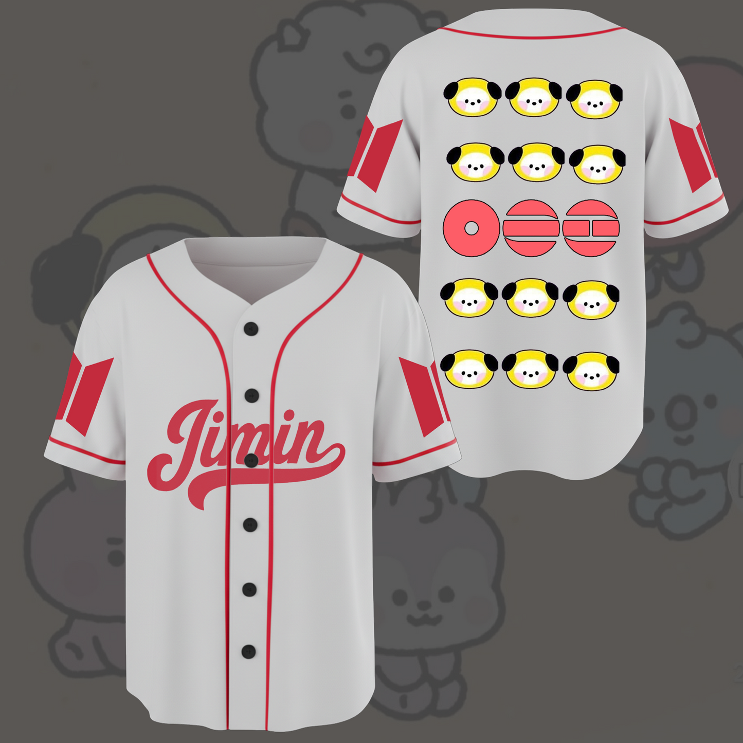 Arirang BTS BT21 World Tour Baseball Jersey
