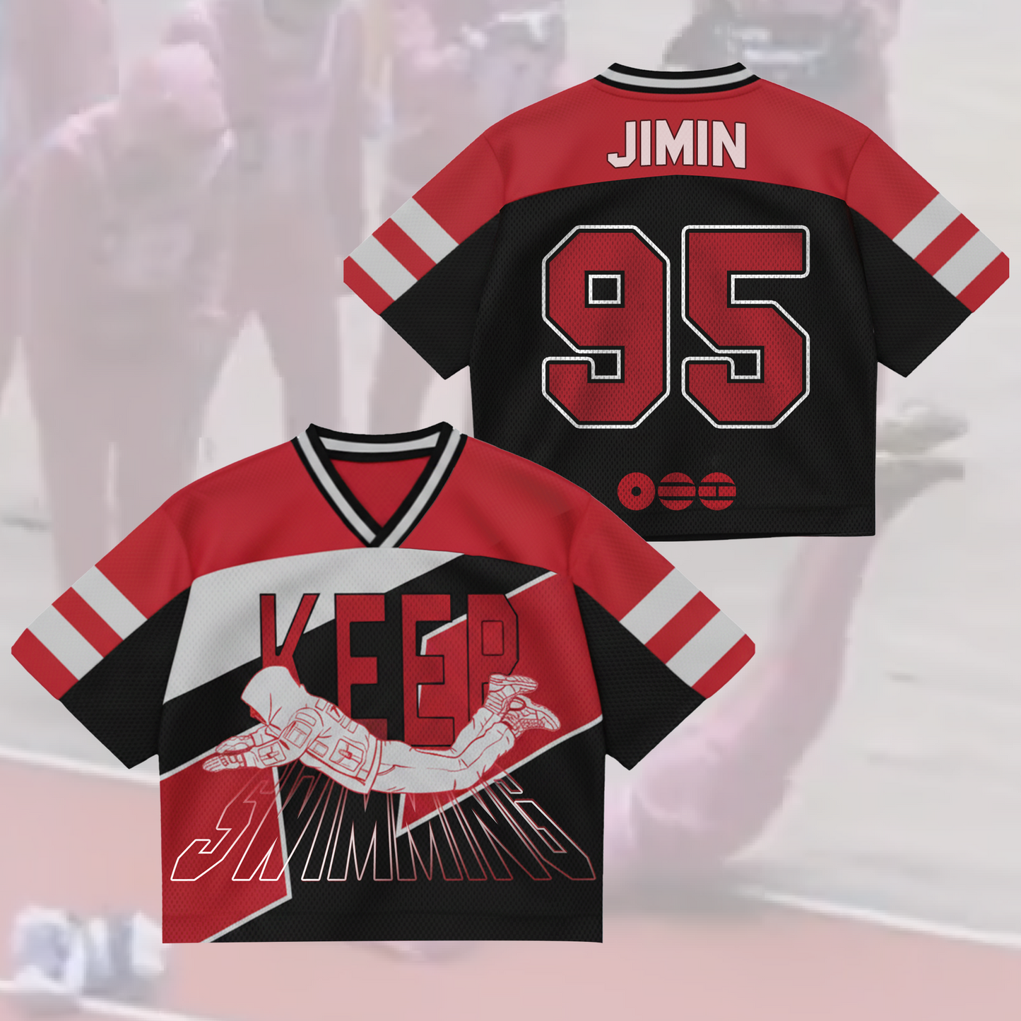 The Deep Enders Keep Swimming BTS World Tour Mixed Mesh Jersey Gift For Fans