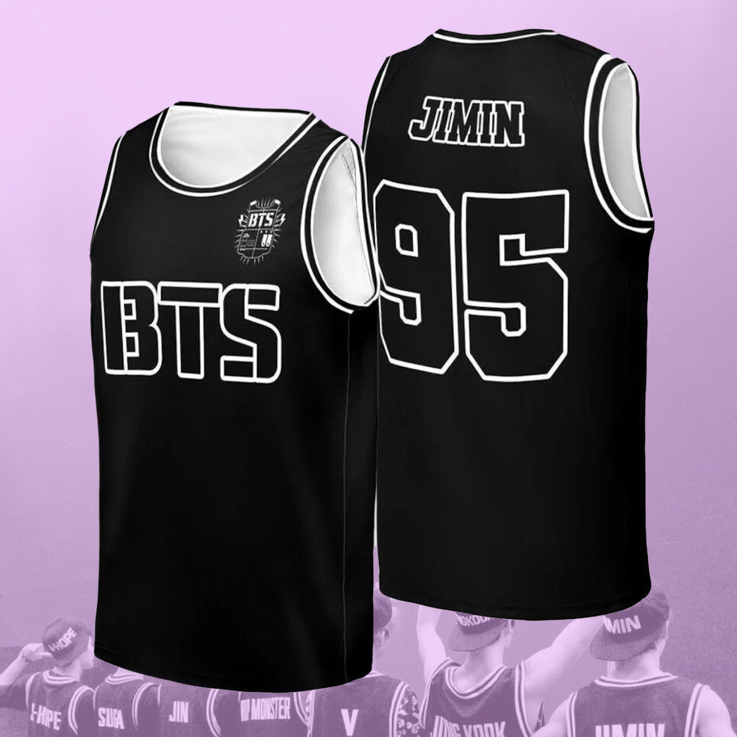 BTS Uniform Sleeveless Jersey Tank Top