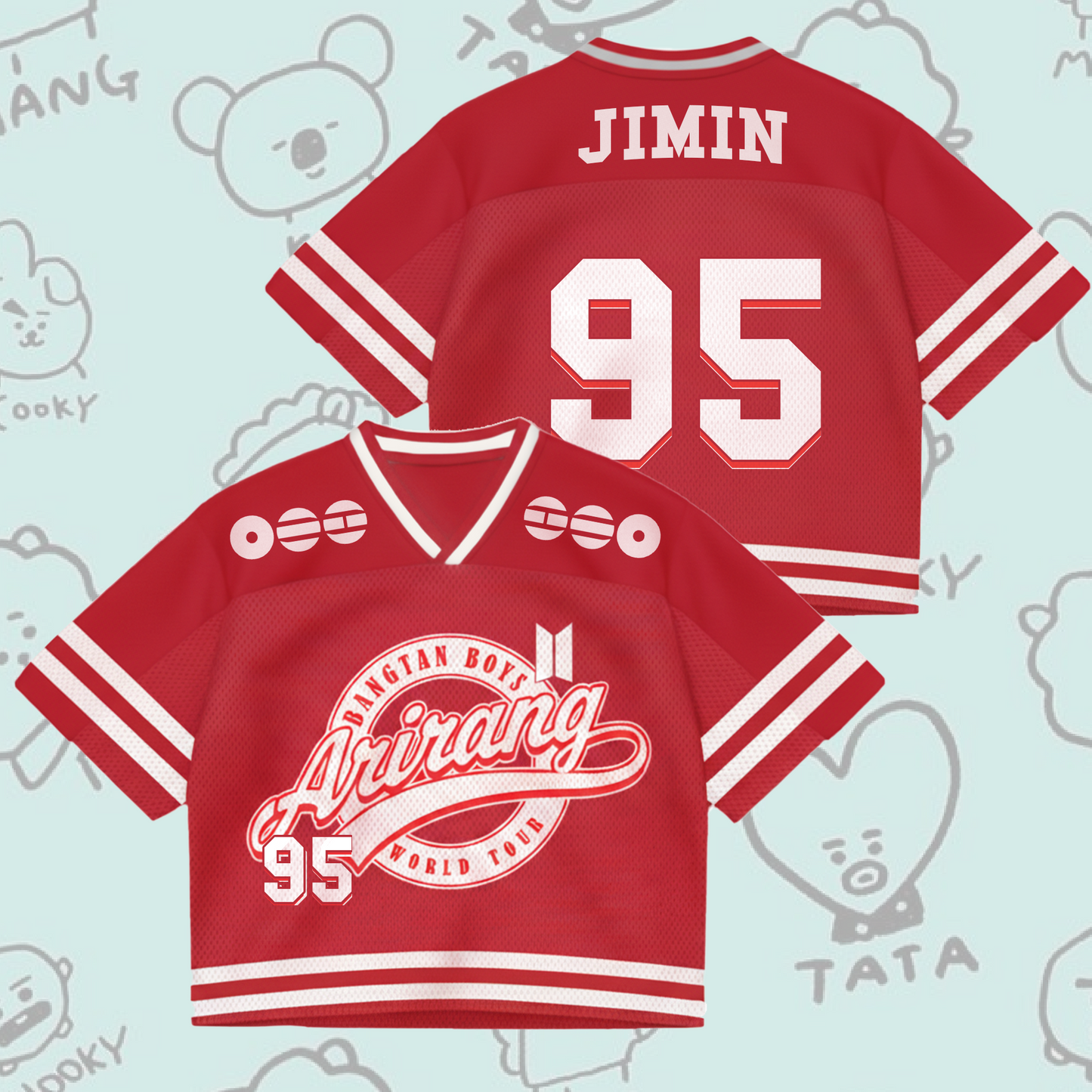 BTS 2026 Arirang World Tour Mixed Mesh Jersey
