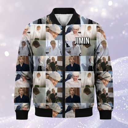 Suga Swim Arirang World Tour Bomber Jacket Gifts for Army