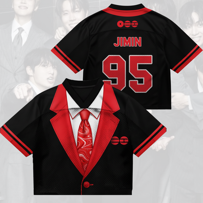 The Bangtan Gentlemen Arirang World Tour Vest Style Mixed Mesh Jersey Gift For Fans