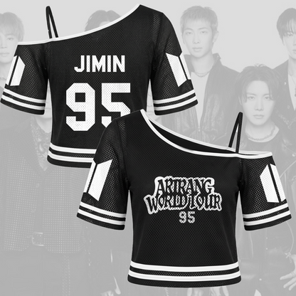 Bangtan Mature Girl Arirang World Tour Off Shoulder Mesh Gift For Army