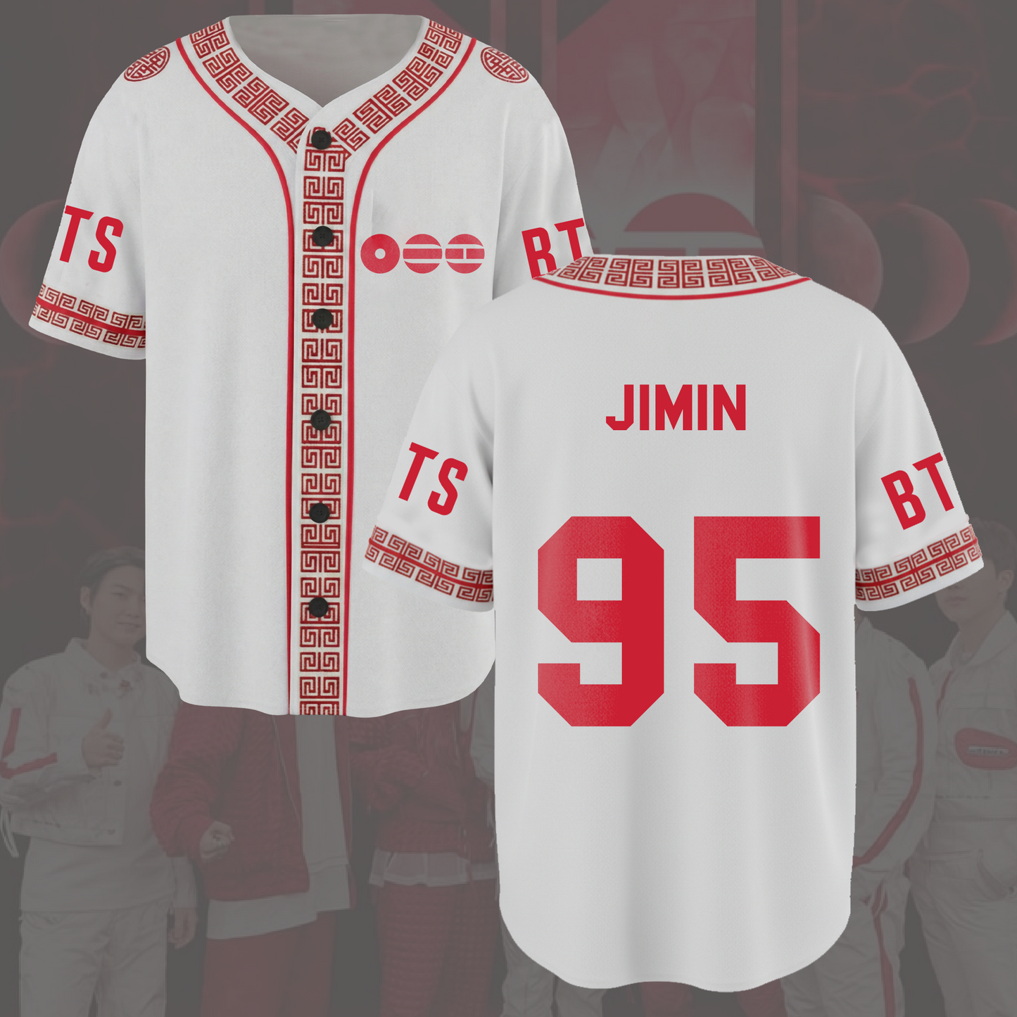 OT7 Reunion Traditional BTS World Tour Baseball Jersey
