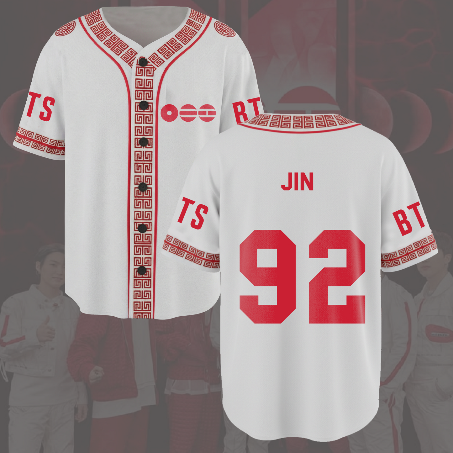 OT7 Reunion Traditional BTS World Tour Baseball Jersey