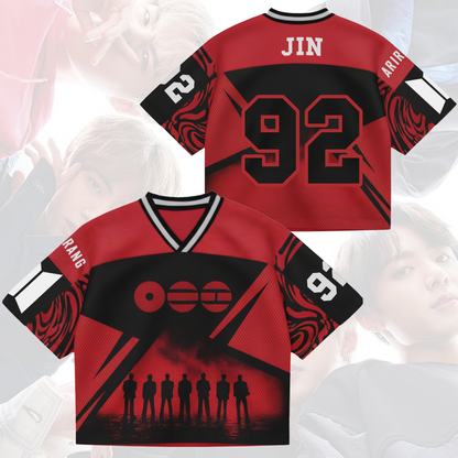 Gigantic Arirang BTS 2026 World Tour Mixed Mesh Jersey Gifts
