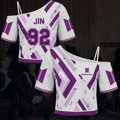 Borahae Bangtan Boys Come Back 2026 Tour Off Shoulder Mesh Gift For Fans