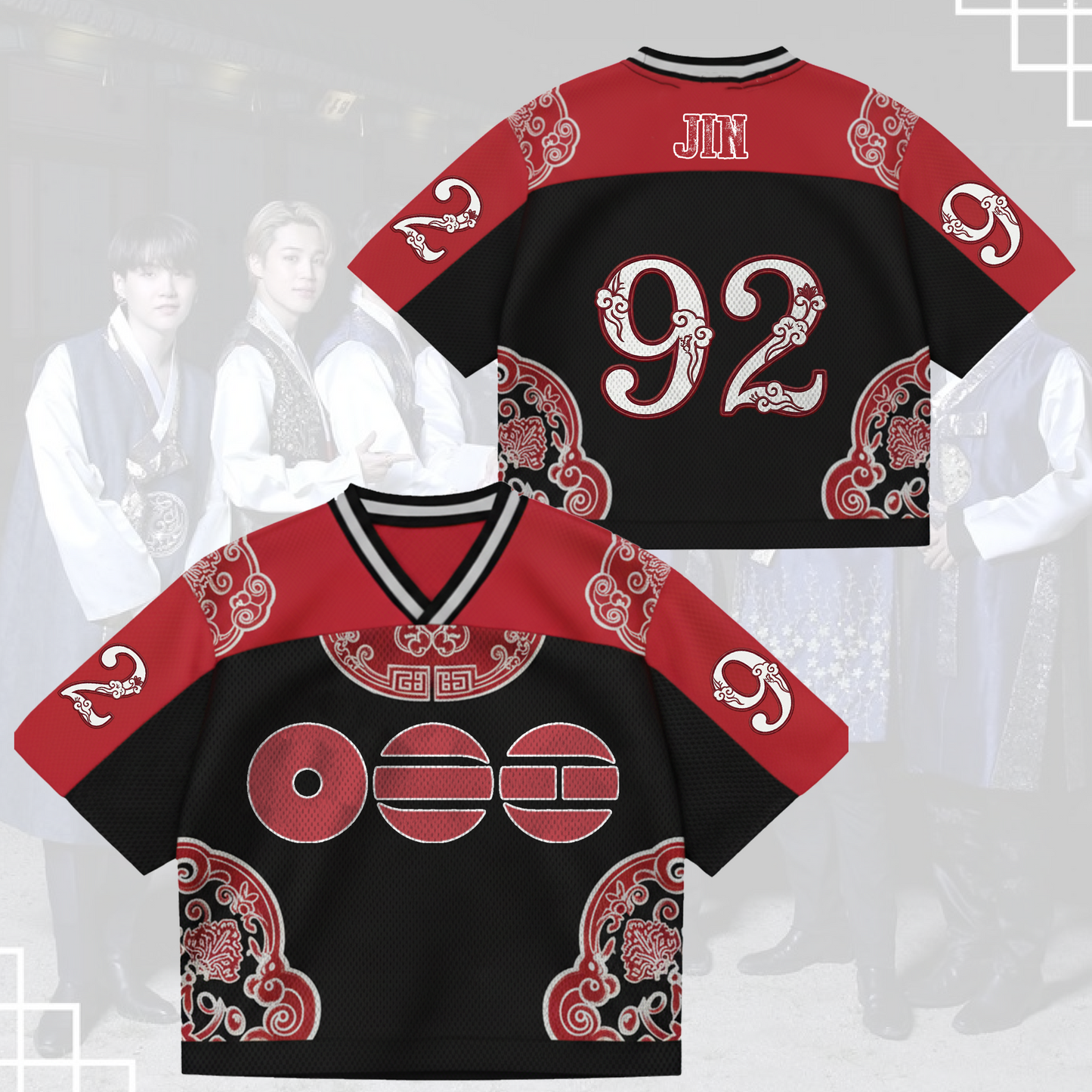 BTS Anachronistic Album Mixed Mesh Jersey Gifts For Army