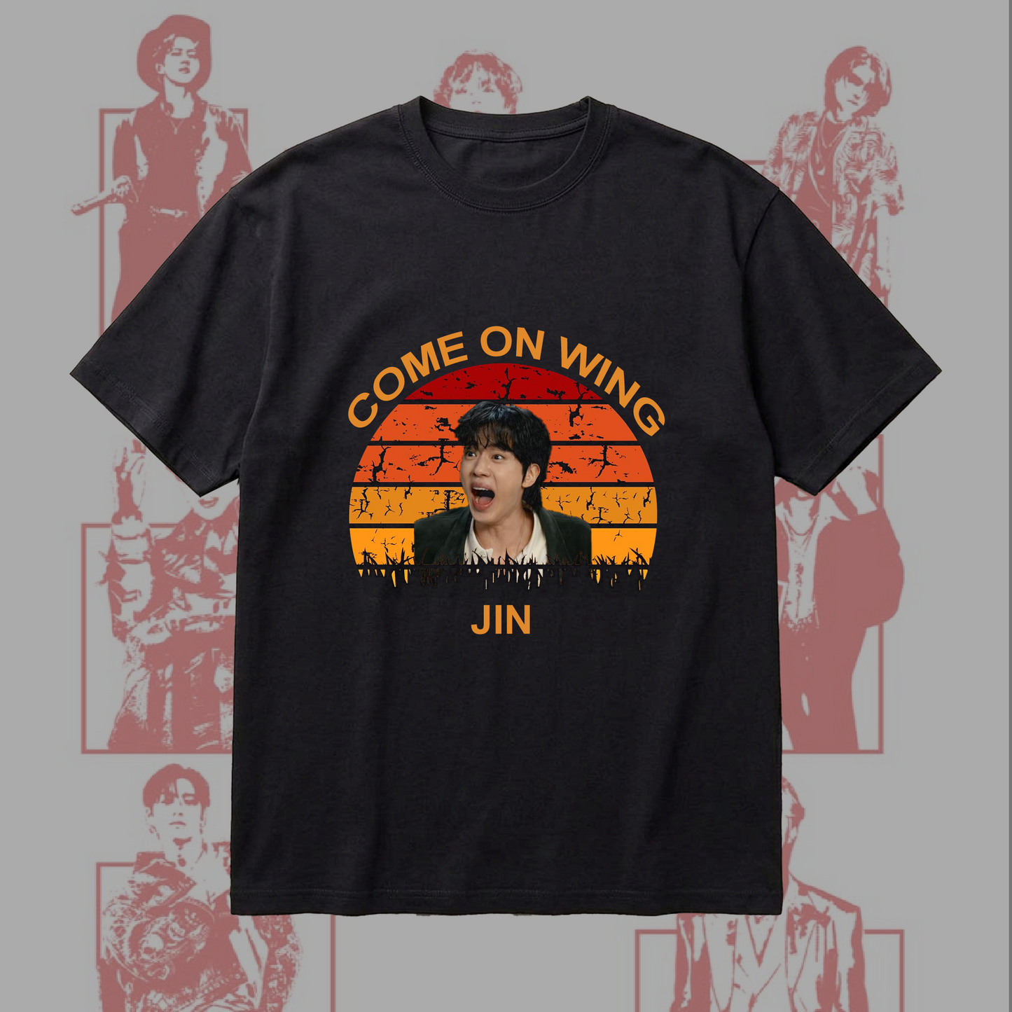 Vintage Bangtan BTS Hot Meme Come On Wing Shirt Gifts For Fan