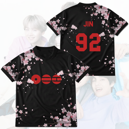 BTS Sakura World Tour Winged Neck Baseball Shirt Gift For Army