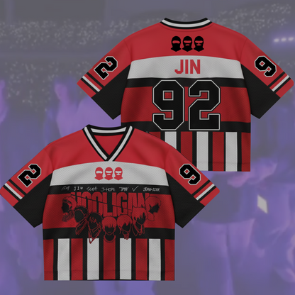 Stage Crasher BTS Hooligan World Tour Mixed Mesh Jersey