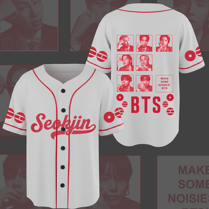 BTS World Tour Tour Make Some Noise Baseball Jersey