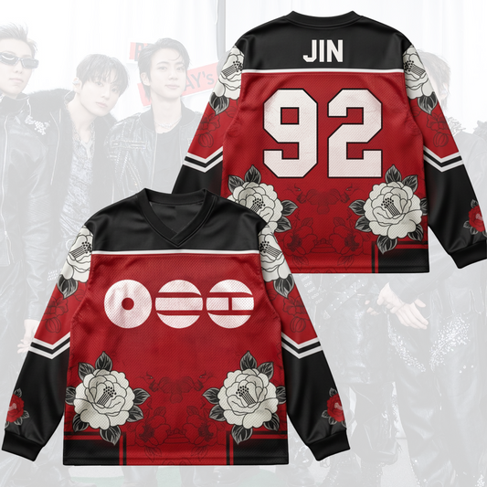 Grand Eternal Bloom Sharon BTS World Tour Mesh Splicing Long Sleeved