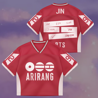 BTS The 5th Album ARIRANG World Tour Mixed Mesh Jersey