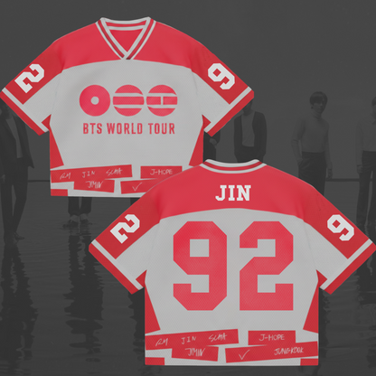 Explosive World Tour BTS Mixed Mesh Jersey Gift For Army