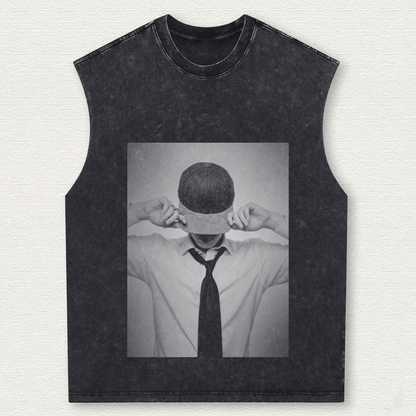 BTS Team Tour Vintage Washed Tank Top Gift For Army