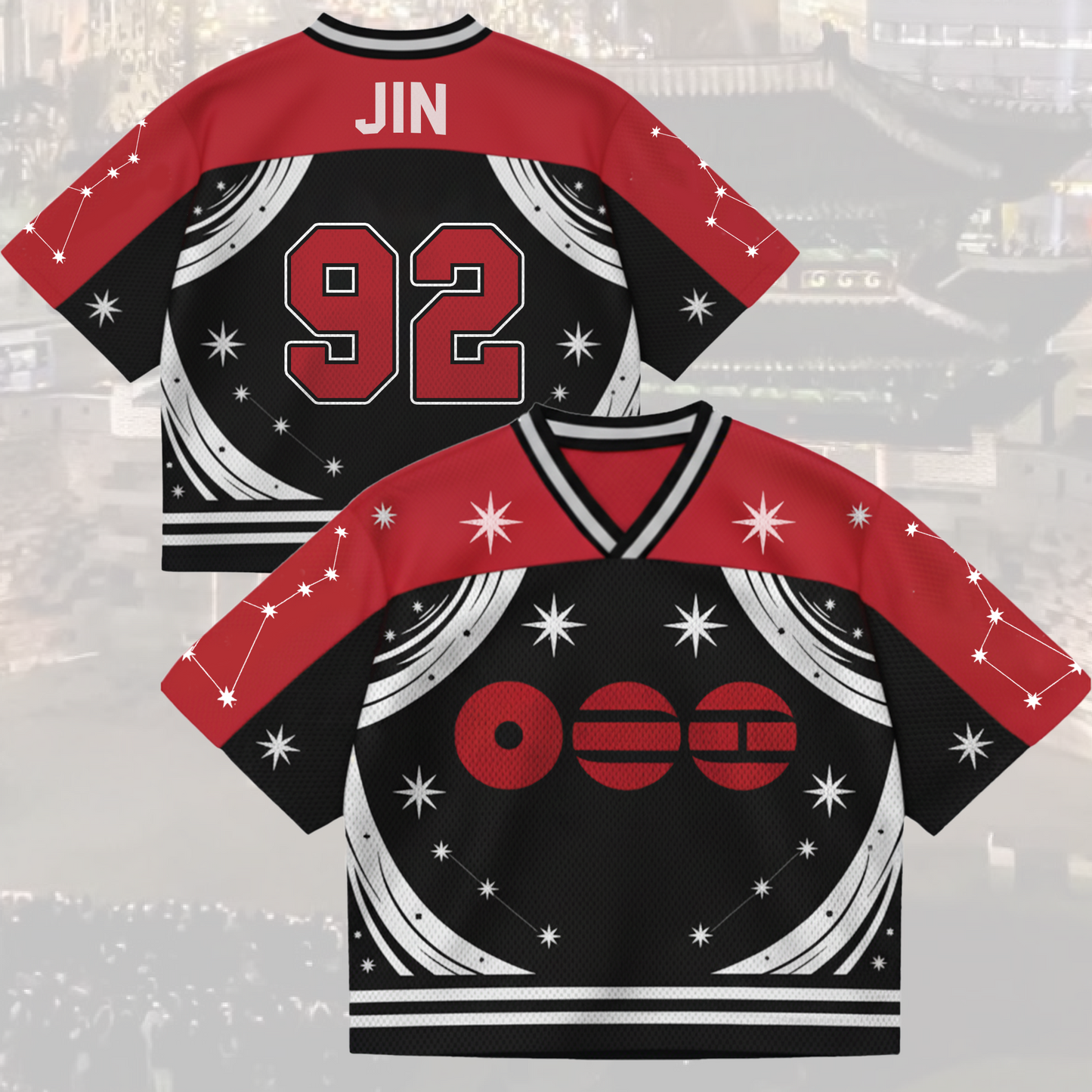 The Big Dipper BTS World Tour Mixed Mesh Jersey Gift For Fans