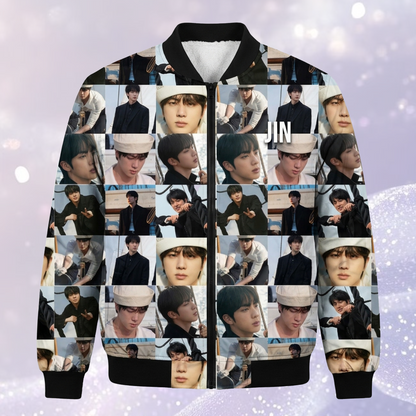 Suga Swim Arirang World Tour Bomber Jacket Gifts for Army