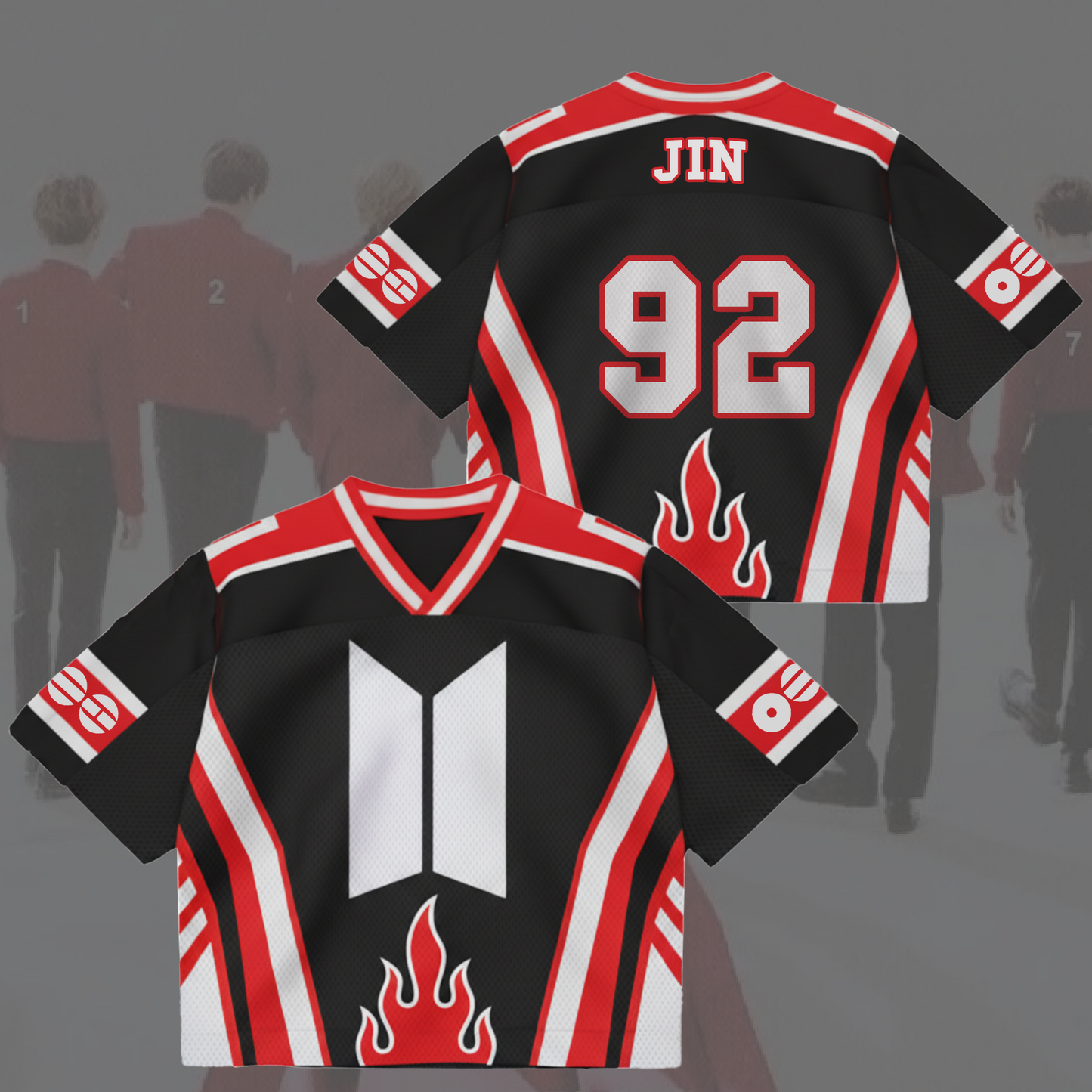 Triumphant Arirang Album Concert Mixed Mesh Jersey