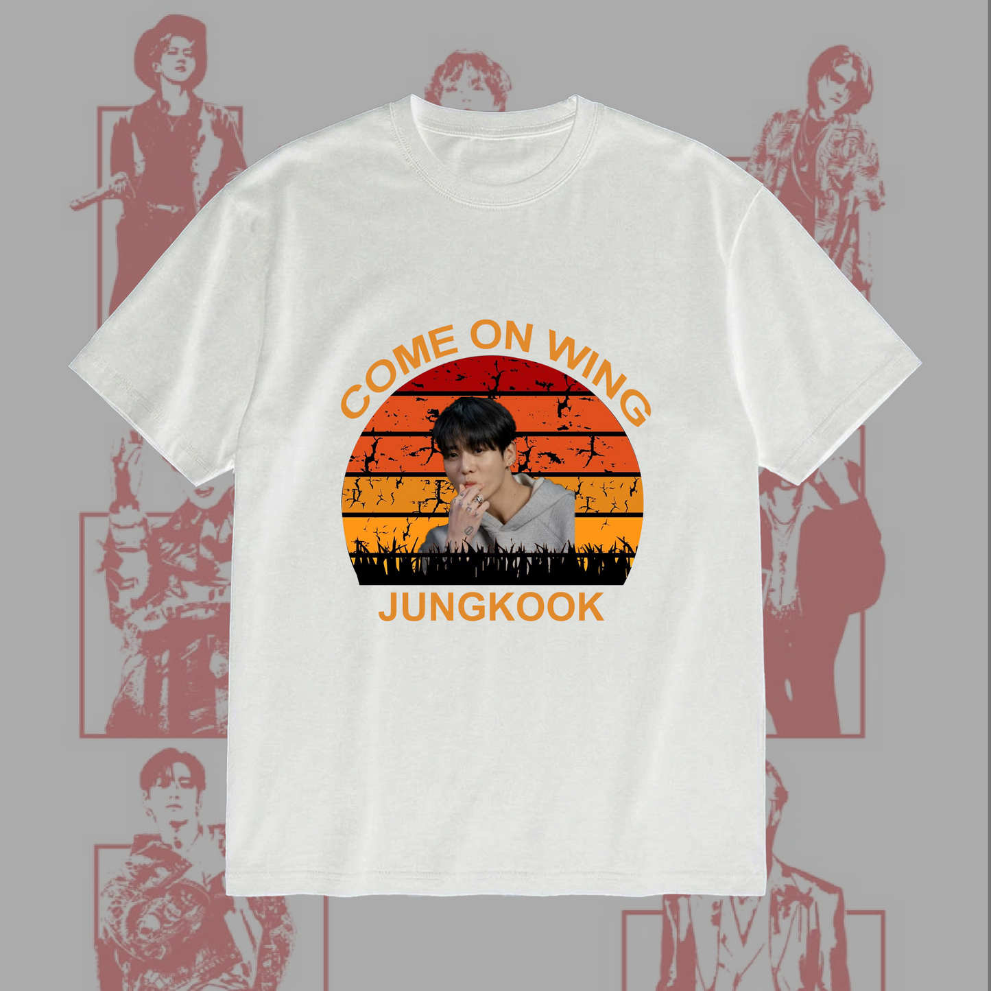 Vintage Bangtan BTS Hot Meme Come On Wing Shirt Gifts For Fan