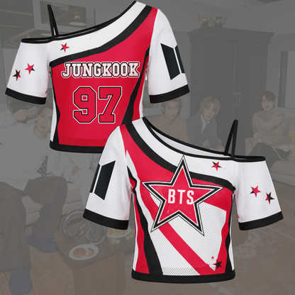 Girllike Arirang World Tour Off Shoulder Mesh Gift For Fans