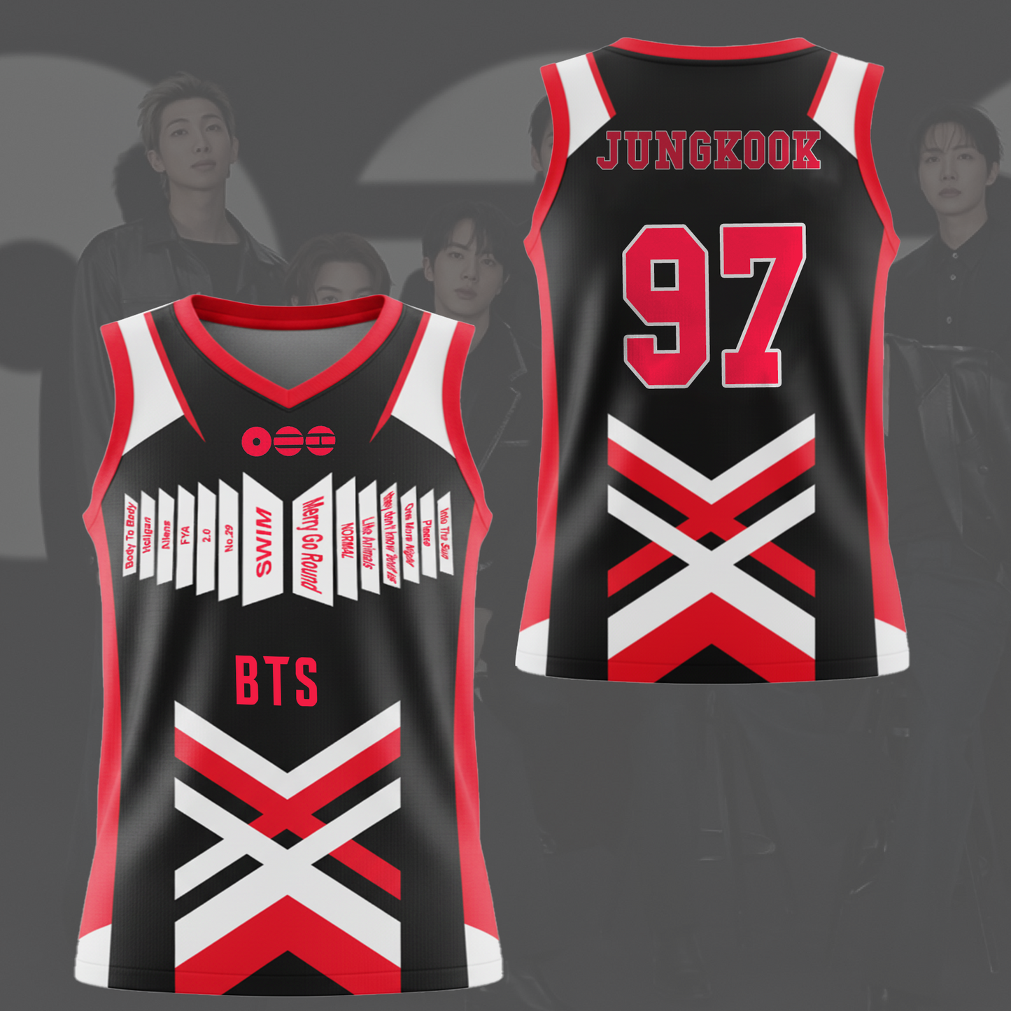 BTS Arirang Abum Tracklist Sleeveless Jersey Tank Top