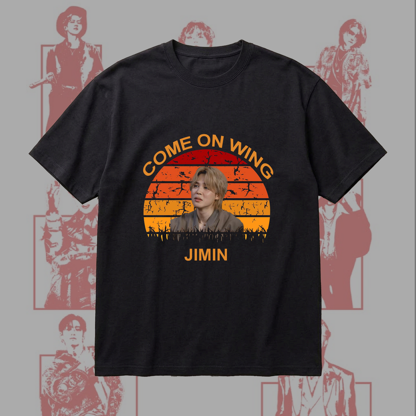 Vintage Bangtan BTS Hot Meme Come On Wing Shirt Gifts For Fan
